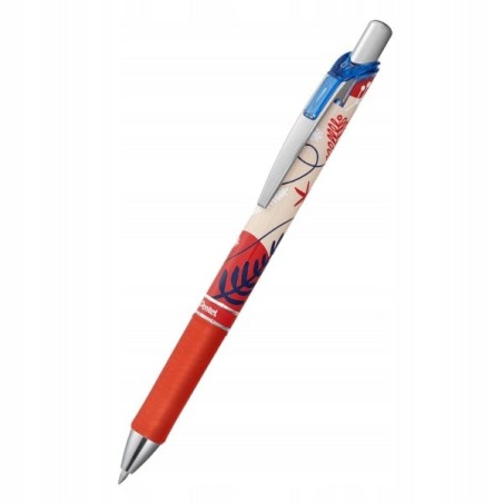 Pentel Energel Esferográfica de Tinta Gel Retrátil 0.7mm - Traço 0.35mm - Recarregável - Pega Antiderrapante - Tinta de Cor