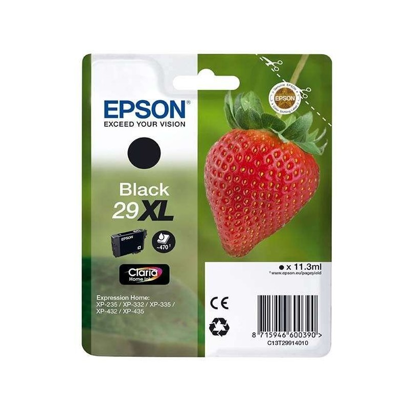 Epson T2991 (29XL) Black Ink Cartridge Original - C13T29914012