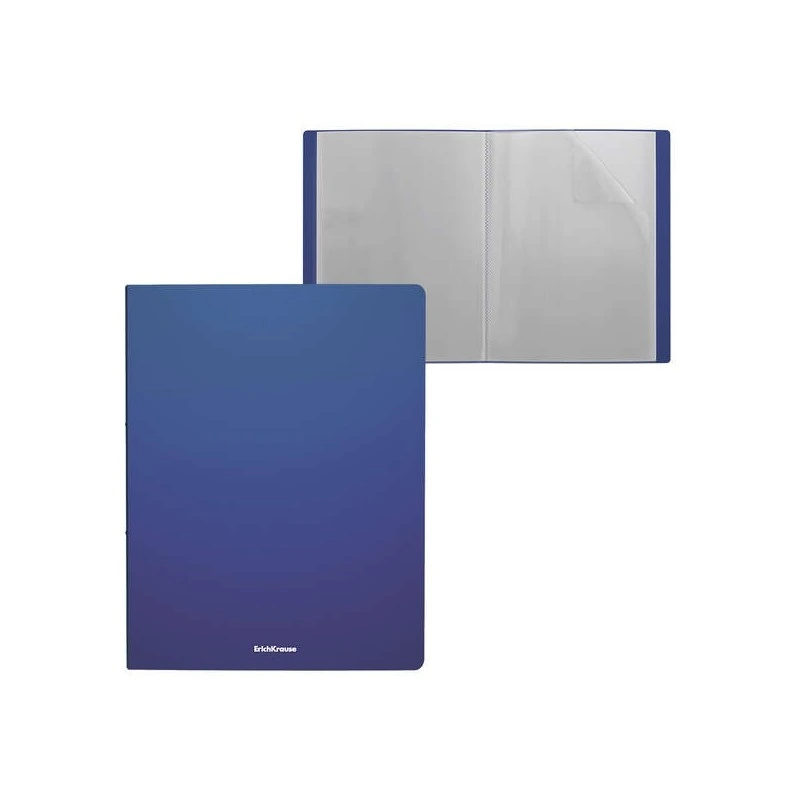 Erichkrause Matt Classic Pasta com 20 Micas - Tamanho A4 - Cor Azul