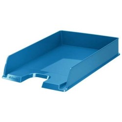 Esselte Europost Vivida Bandeja Portadocumentos - Formato Vertical - A4 - Espacio para Etiqueta Identificativa - Color Azul