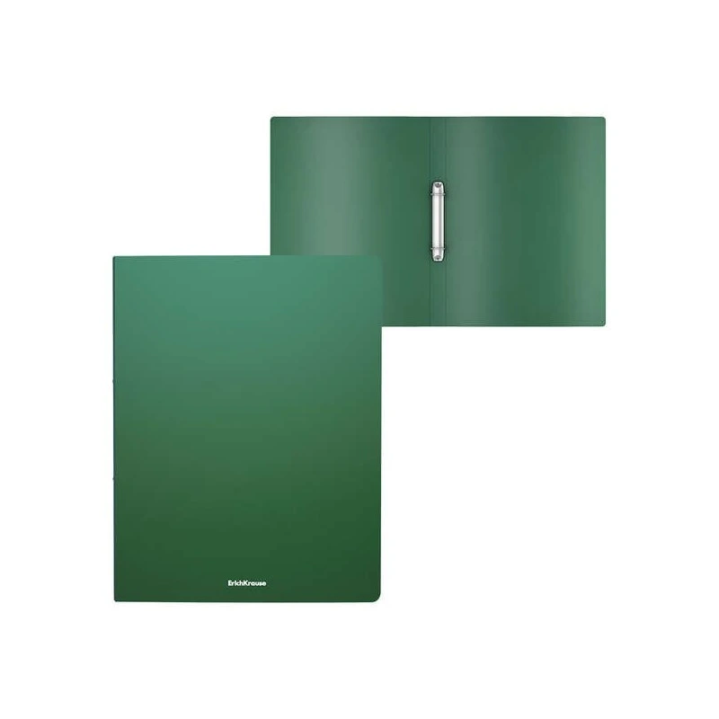 Erichkrause Carpetas Anillas Matt Classic - 2 Anillas de 24mm - Tamaño A4 - Color Verde