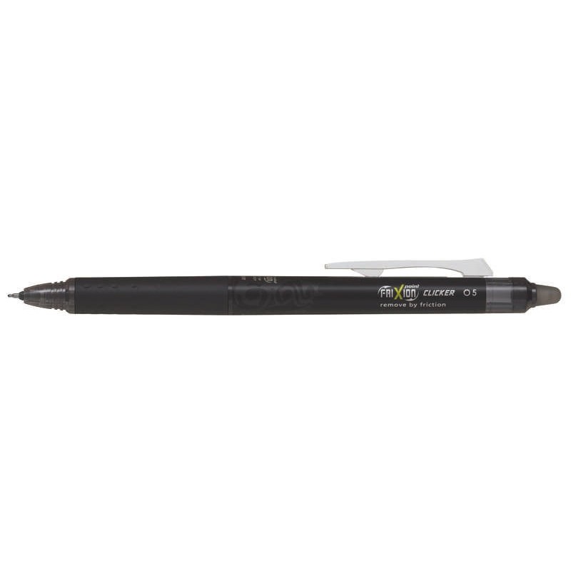 Pilot Frixion Point Clicker 0.5 Retractable Pen with Thermosensitive Ink - Erasable - 0.5mm Fine Tip - 0.25mm Line Width