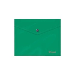 Dohe Document Envelope A5 - Snap Fastener Closure - 150 Micron Opaque Polypropylene - Green