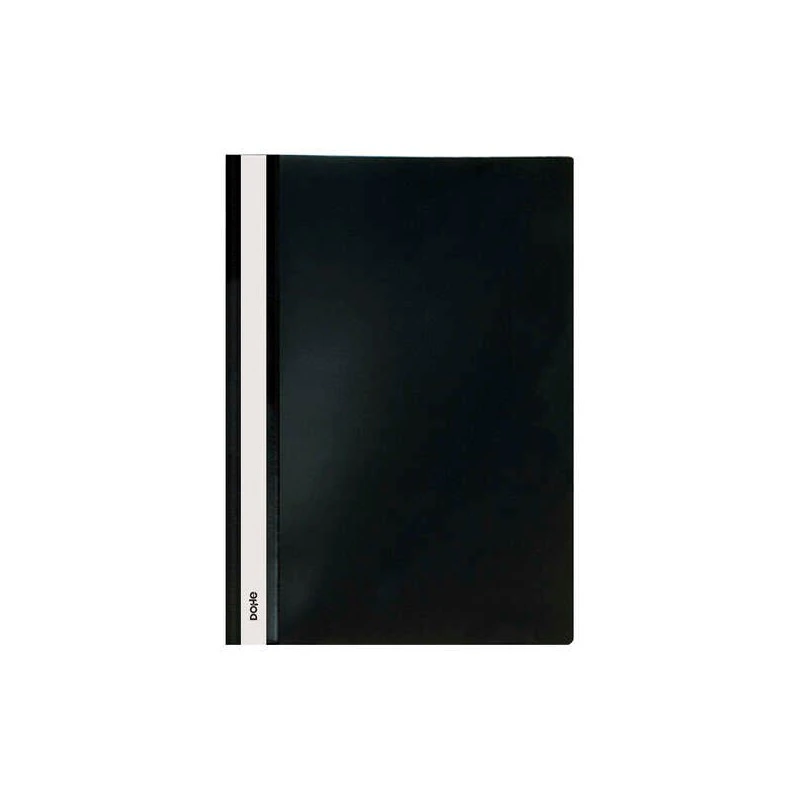 Dohe Dosier con Fastener de Polipropileno - Tamaño A4 - Cubierta Transparente y Trasera Opaca - Ideal para Organizar Documentos