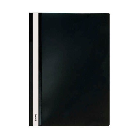 Dohe Dossier avec Fastener en Polypropylène - Format A4 - Couverture Transparente et Dos Opaque - Idéal pour Organiser les