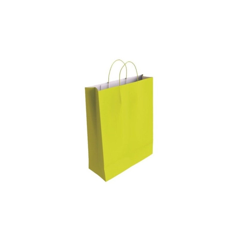 Bismark Saco de Papel Celulose - Medidas 40x14x32cm - Cor Pistácio