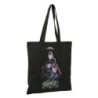 Safta K-Pop Demon Hunters Warriors Tote Bag Bolsa de Tela - Asas de Mano - 38x42cm - Color Negro