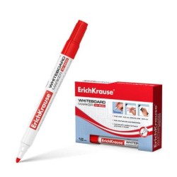 Erichkrause W-500 Marqueur pour Tableau Blanc - Pointe en Forme d'Ogive - Tracé de 0.8 à 2.5mm - Encre à Base d'Alcool