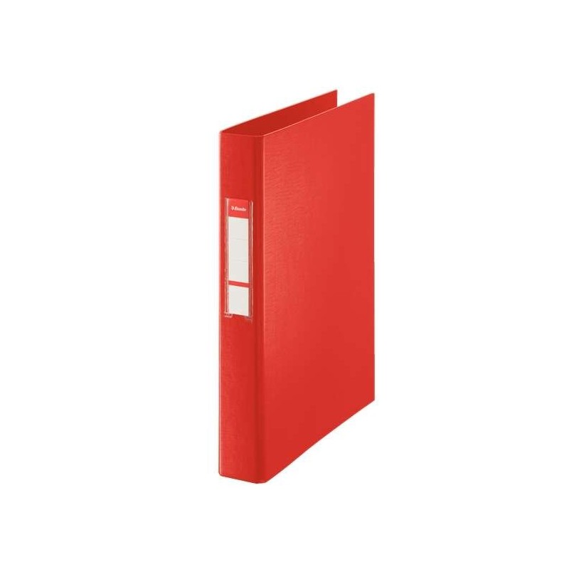 Esselte Ring Binder - Folio Format - Capacity for 190 Sheets - 2 Rings of 25mm - Red Colour