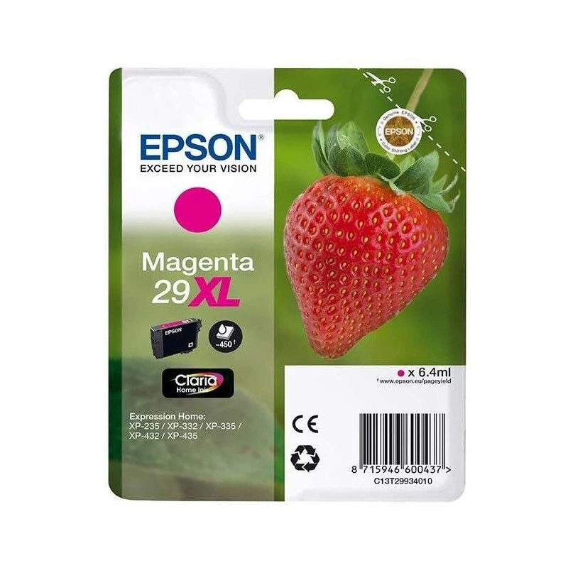 Epson T2993 (29XL) Magenta Ink Cartridge Original - C13T29934012
