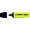 Stabilo Boss 70 Marcador Fluorescente - Traço entre 2 e 5mm - Recarregável - Tinta com Base de Água - Cor Amarelo Fluorescente