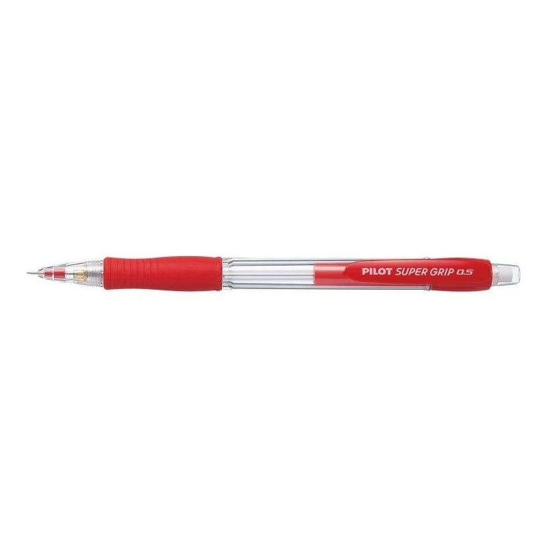 Pilot Porta-minas SuperGrip H185 - Traço 0,5mm - Mina HB - Corpo Vermelho