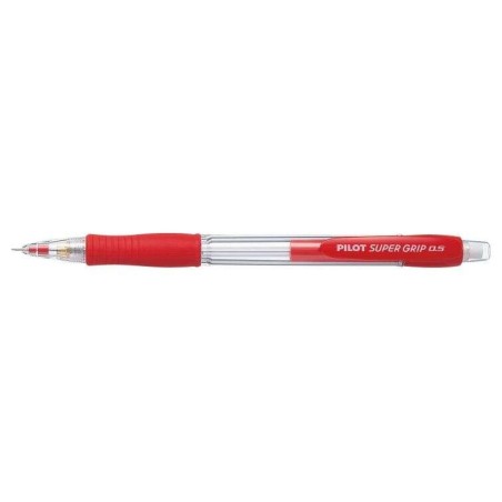 Pilot SuperGrip H185 Mechanical Pencil - 0.5mm Line - HB Lead - Red Body