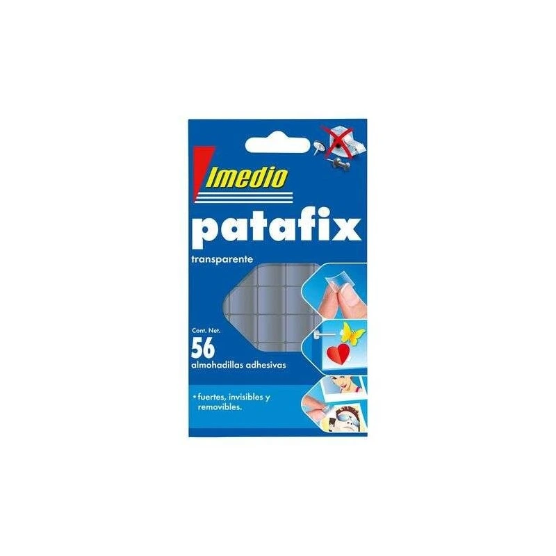 Imedio Patafix Transparent Adhesive Putty - Strong, Clean and Removable - 56 Pieces