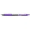 Pilot G2 Retractable Gel Rollerball Pen - Refillable - 0.7mm Round Ball Point - 0.32mm Line Width - Ergonomic Grip - Violet