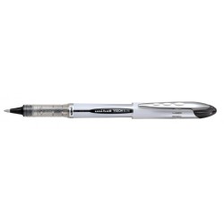 Uni-ball Vision Elite UB-200 Rollerball de Tinta Líquida - Ponta de Esfera 0.8mm - Sistema Antifugas para Viagens - Cor Preto