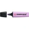 Stabilo Boss 70 Pastel Marcador Fluorescente - Traço entre 2 e 5mm - Recarregável - Tinta com Base de Água - Cor Brisa Violeta