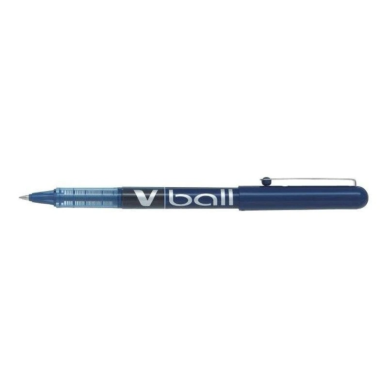 Pilot Stylo à Encre Liquide V Ball 05 Rollerball - Pointe Bille Ronde 0.5mm - Trait 0.3mm - Couleur Bleu