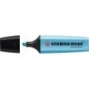 Stabilo Boss 70 Surligneur Marqueur Fluorescent - Trait entre 2 et 5mm - Rechargeable - Encre à Base d'Eau - Couleur Bleu