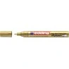 Edding 750 Permanent Marker - Round Tip - Line Width between 2 and 4 mm - Opaque Ink - Fast Drying - Gold