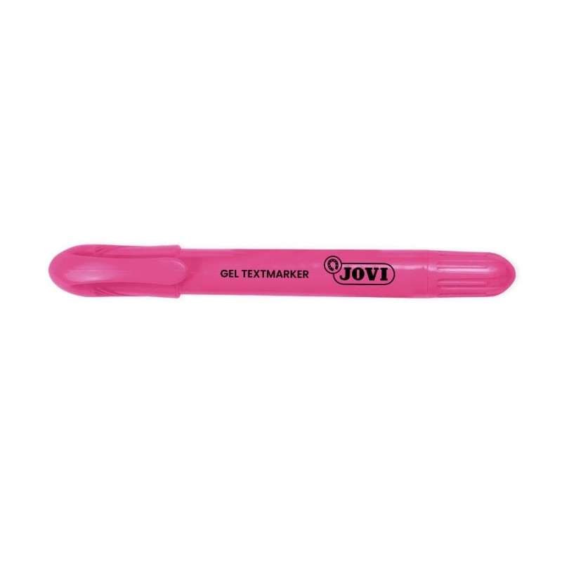 Jovi Gel Textmarker Surligneur de Texte Fluorescent - Gel Sec - Sans Taillage - Ne Traverse Pas - Séchage Rapide - Compatibles