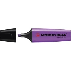 Stabilo Boss 70 Fluorescent Highlighter Marker - 2 to 5mm Line Width - Refillable - Water-Based Ink - Fluorescent Violet