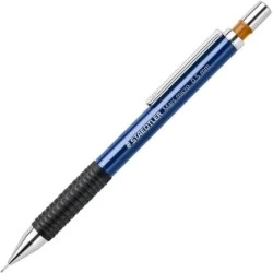 Staedtler Mars Micro 775 Portaminas 0.5mm - Punta Metalica Retractil - Mina Amortiguada - Grip de Caucho - Clip Metalico