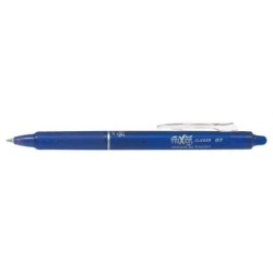 Pilot Frixion Clicker Boligrafo de Gel Borrable Retractil - Punta de Bola 0.7mm - Trazo 0.4mm - Grip Ergonomico - Color Azul