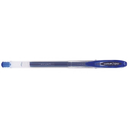 Uni-ball Signo UM-120 Esferográfica de Tinta Gel - Ponta de Esfera 0,7mm - Tinta Resistente à Água e à Luz - Cor Azul