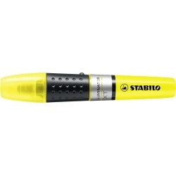 Stabilo Luminator Marcador Fluorescente - Maior Reserva de Tinta - Zona de Pega - Traço entre 2 e 5mm - Cor Amarela