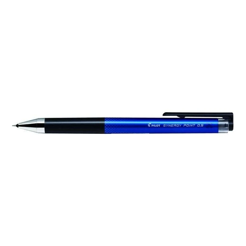 Pilot Synergy Point Retractable Gel Pen - Refillable - 0.5mm Fine Tip - 0.25mm Line - Blue