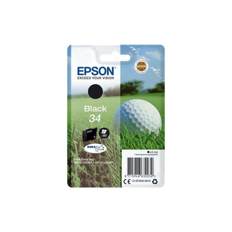 Epson T3461 (34) Tinteiro Preto Original - C13T34614010