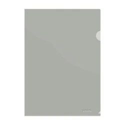 Dohe Dossier com Unha Premium Tamanho A4 - 210x297mm - Fabricado em Polipropileno Translúcido de 180 Micras - Cor Cinzenta