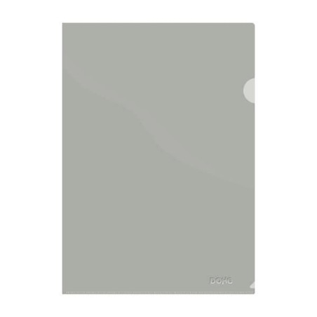 Dohe Premium Thumb-notch Dossier A4 Size - 210x297mm - Made of 180 Micron Translucent Polypropylene - Grey