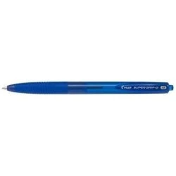 Pilot Stylo à Bille Rétractable SuperGrip G - Pointe Ronde 1.0mm - Tracé 0.4mm - Encre à Base d'Huile - Grip Ergonomique