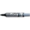 Pentel Maxiflo Rotulador para Pizarra Blanca - Regulacion del Flujo de Tinta - Punta Redonda - Ancho de Linea 2,5mm - 50% de