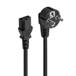 Ewent EC1920 Câble d'Alimentation UC - IEC320 vers C13 - 1.5m - Couleur Noir