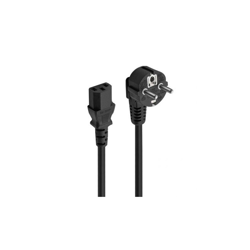 Ewent EC1920 Cabo de Alimentação CPU - IEC320 a C13 - 1,5m - Cor Preto