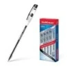 Erichkrause G-Point Gel Pen - Quick-Drying Gel Ink - Transparent Barrel with Triangular Contoured Grip - Needle Tip - Black