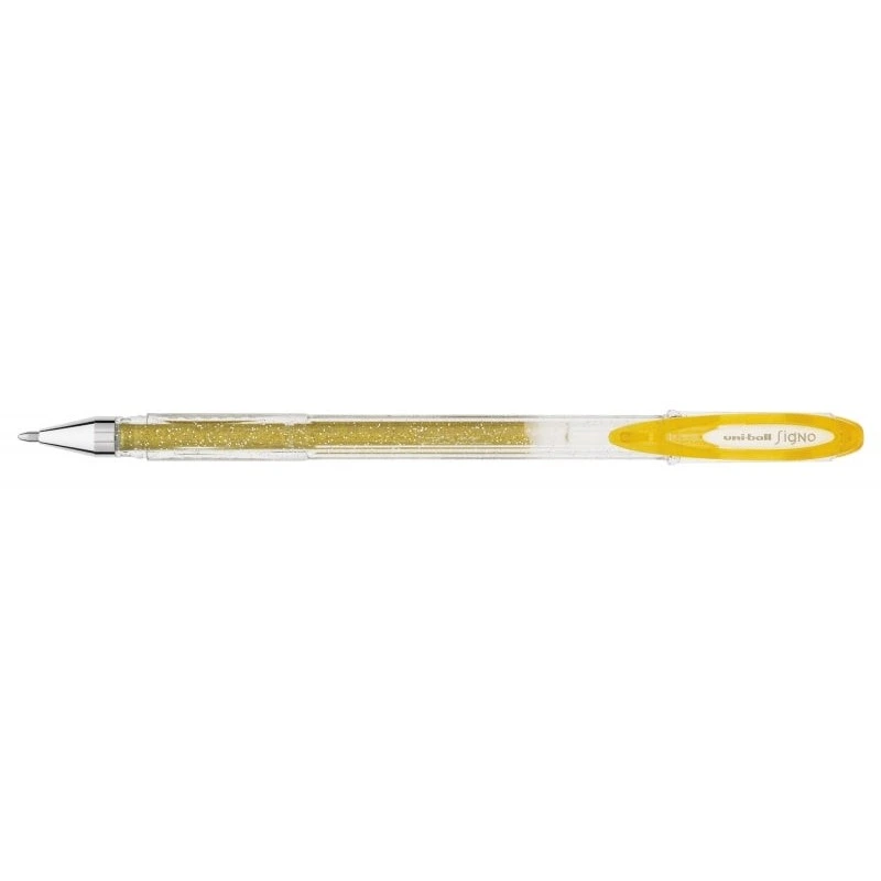 Uni-ball Signo Sparkling UM-120SP Gel Ink Pen - 1mm Ball Point - Pigmented Ink Resistant to Water and Light - Glitter Effect