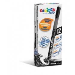 Carioca Oops Boligrafo Borrable - Tinta Termo Sensible - Empuñadura Ergonomica Triangular - Punta de Ø 0.7mm - Doble Goma