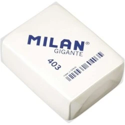Milan 403 Borracha Gigante - Miolo de Pão - Borracha Sintética Macia - Cor Branca