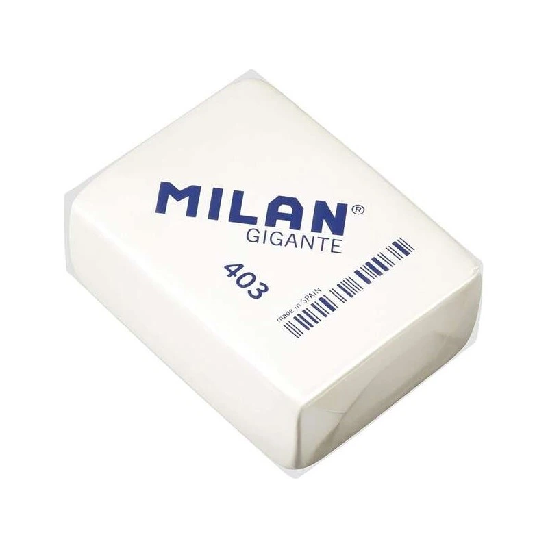 Milan 403 Borracha Gigante - Miolo de Pão - Borracha Sintética Macia - Cor Branca