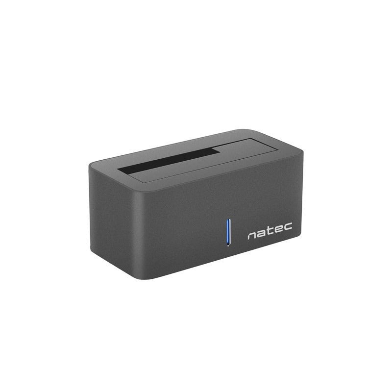 Natec Kangaroo Caixa Externa para Discos HDD/SSD - Compatível 2,5" e 3,5" SATA - USB 3.0 - Cor Preto