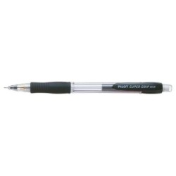 Pilot Portaminas SuperGrip H185 - Trazo 0.5mm - Mina HB - Cuerpo Negro