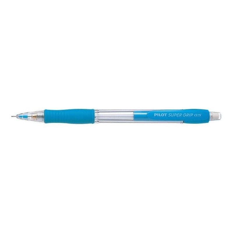 Pilot Lapiseira SuperGrip H185 - Traço 0,5mm - Mina HB - Corpo Azul Claro