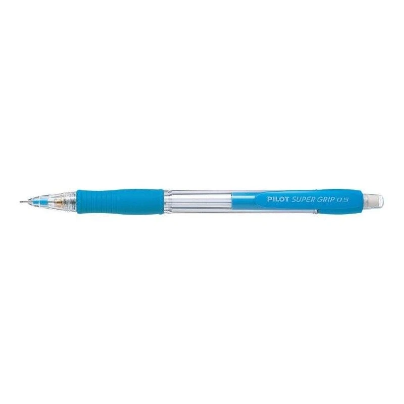 Pilot Portaminas SuperGrip H185 - Trazo 0.5mm - Mina HB - Cuerpo Azul Claro