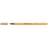 Stabilo Point 88 Marcador de Ponta Fina de Fibra - Traço de 0.4 mm - Tinta à Base de Água - Cor Ocre Claro