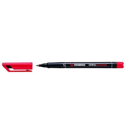 Stabilo OHPen Marqueur Permanent - Pointe Extra-fine - Trace de 0.4mm - Prise en Main Antiderapante - Capuchon Ventile