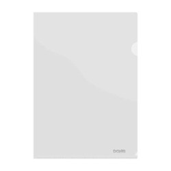Dohe Dossier Uñero A4 - Fabricado en Polipropileno Translucido de 180 Micras - Medidas 210x297mm - Calidad Extra